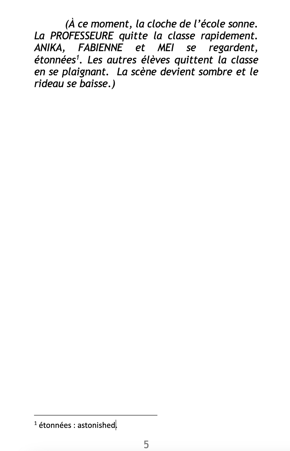 Thumbnail: Cliquer ou ne pas cliquer : la décision finale READER (a one-act play)