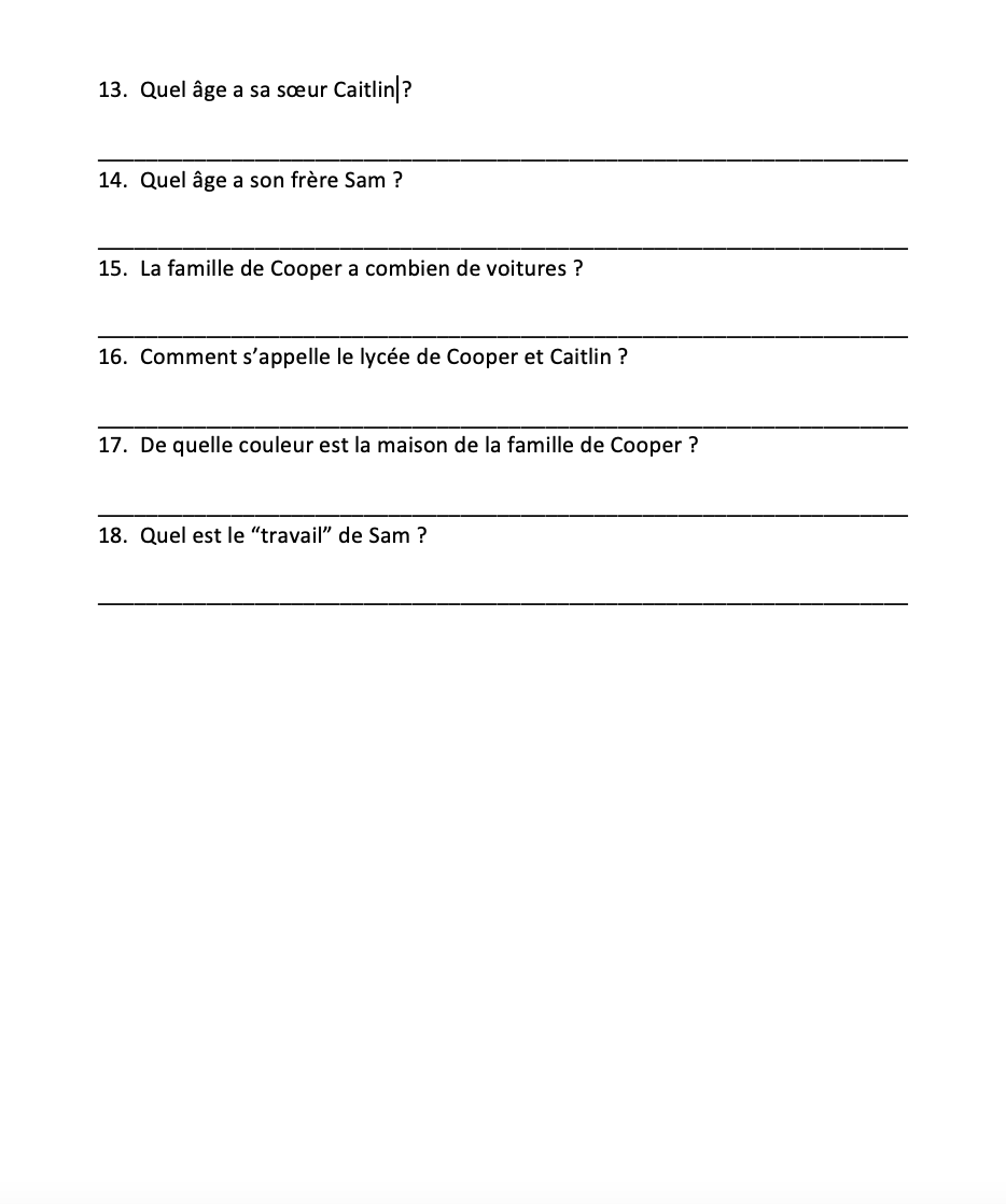 Thumbnail: La nouvelle fille WORKBOOK - DIGITAL