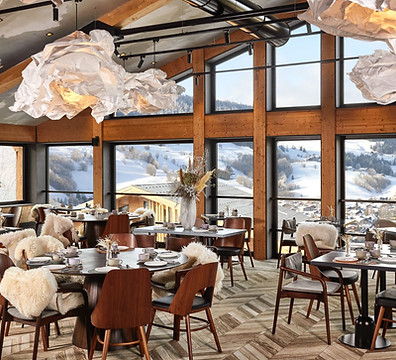 Rénovation d'une salle de restaurant d'un hôtel haut de gamme