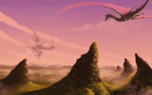 castle-drawing-islands-view-dragons-citi