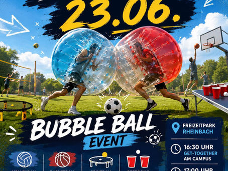Bubble Soccer Turnier an der Hochschule Bonn-Rhein-Sieg – Studierende treten gegeneinander an