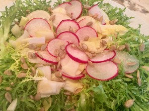 Frisée, Radish and Endive Salad