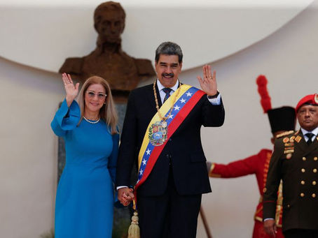 Maduro toma posse do seu 3° mandato e EUA oferece recompensa milionária por sua captura.