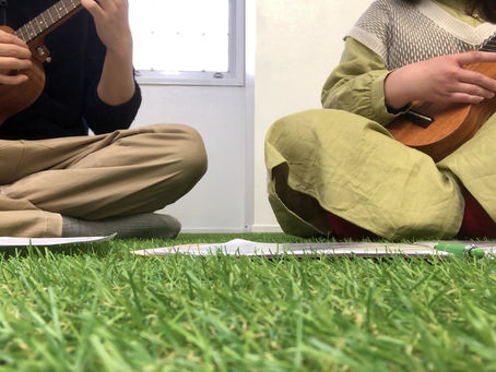 生徒さんとウクレレアンサンブル
