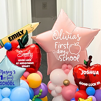 back to school balloons