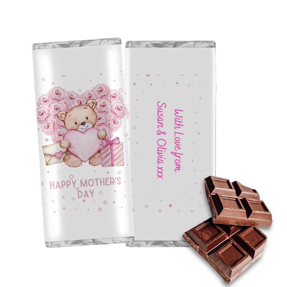 Mother S Day Personalised Chocolate Bar