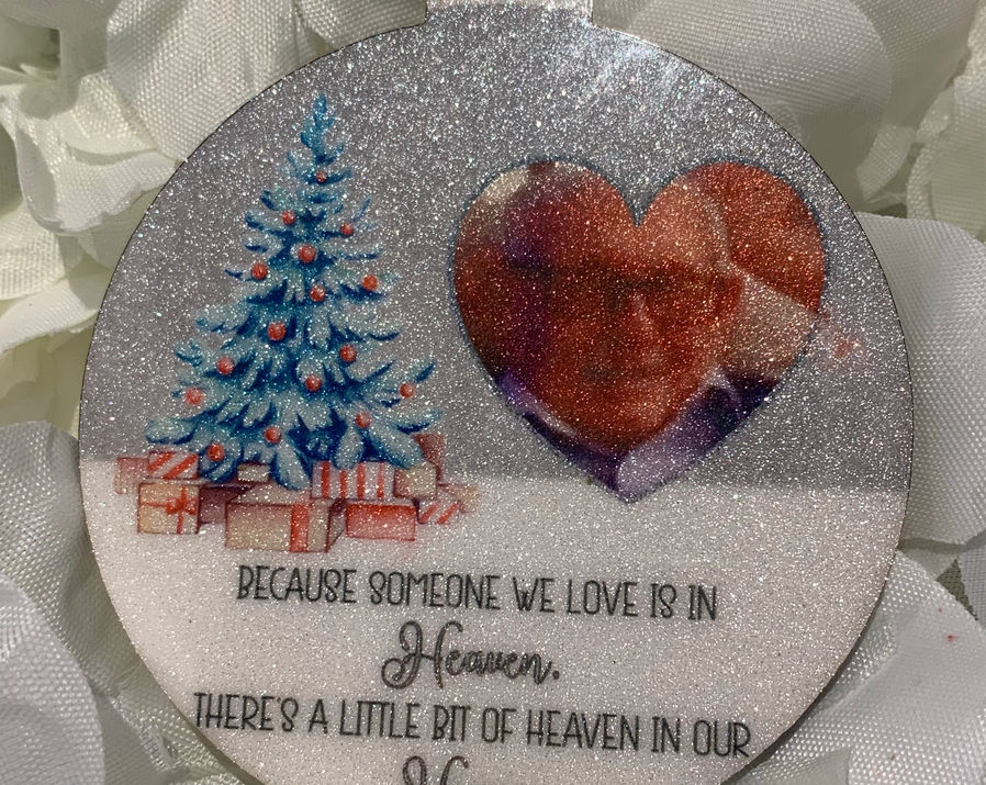 Memorial Christmas Ornament Someone We Love Is In Heaven