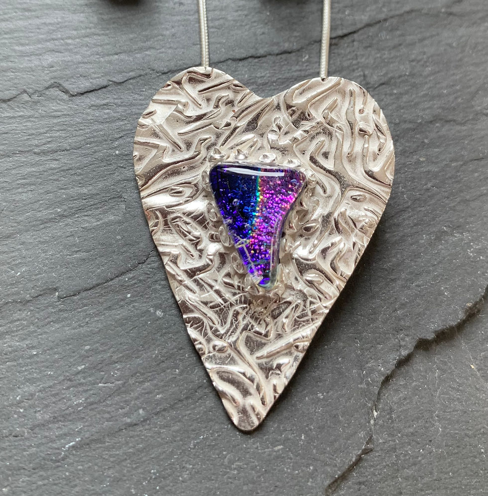 Silver Heart Shaped Pendant