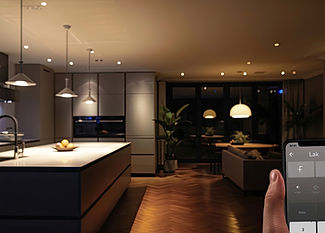 hand-holding-smartphone-controlling-smart-home-lighting-system-modern-kitchen-interior-sce