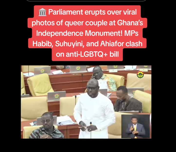 Ghana's Parliament Explodes at Gay Couple Kissing