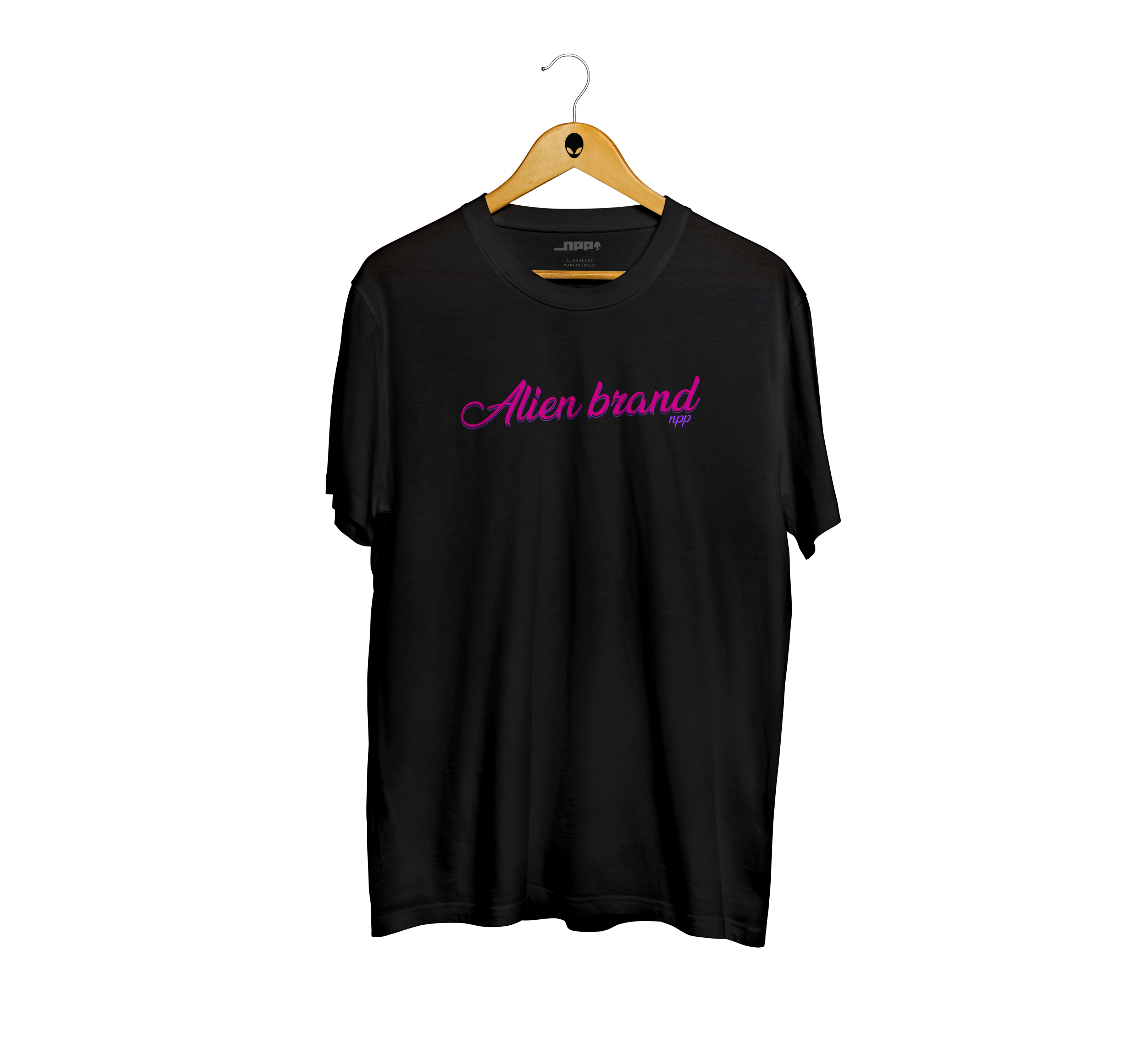 Camiseta Pink Alien Brand Preta