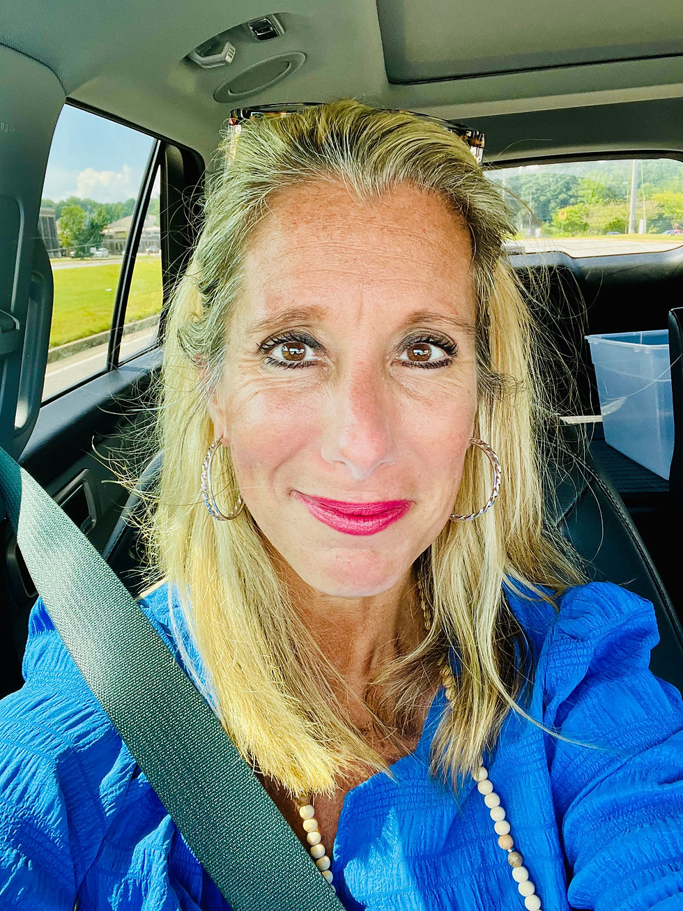 Survived the first day of school! My son’s my chauffeur so I can take selfies. Ha, we actually share a car since he leaves early for dual enrollment.