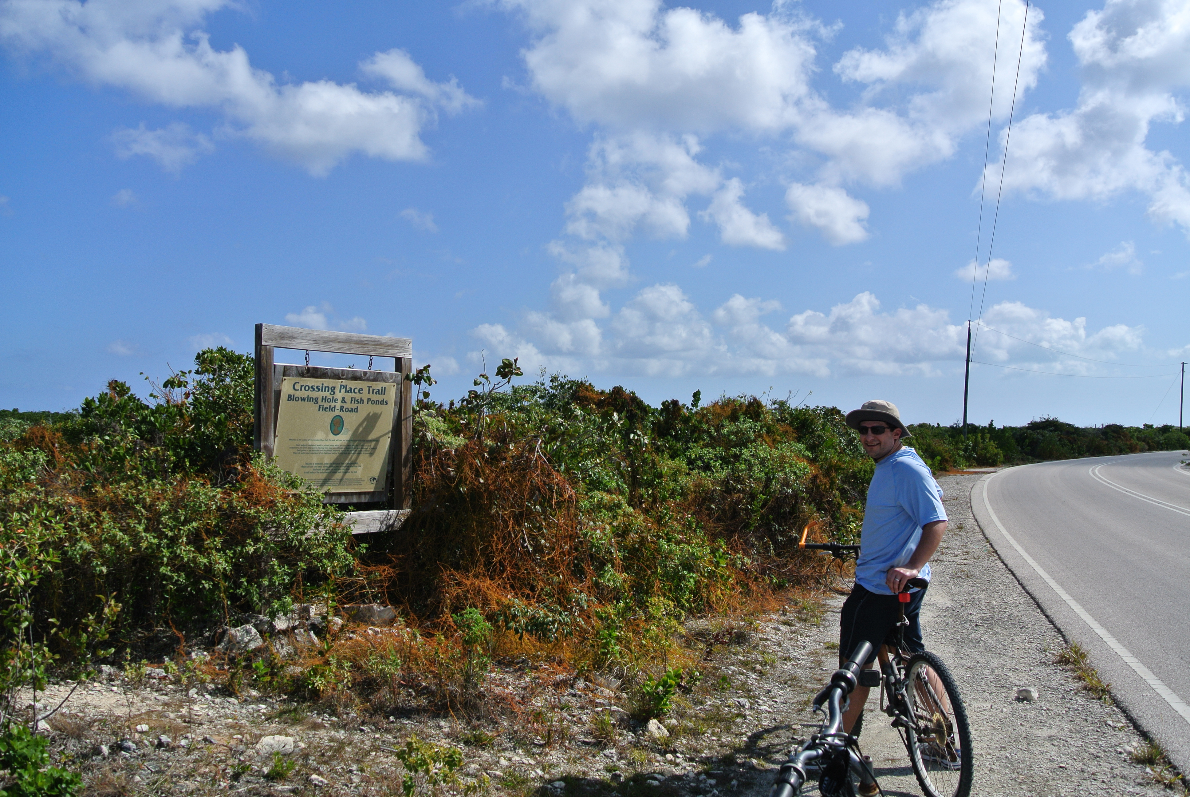 Middle Caicos biking