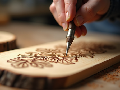 Wood Burning Is So Special When Fire Meets Wood Along with an Idea and a Creative Nature... Spiritual Creations Happen!