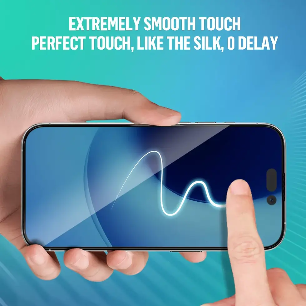 Thumbnail: Blueo Anti Blu Ray Eye Protection HD Tempered Glass for iPhone 14 Pro Max