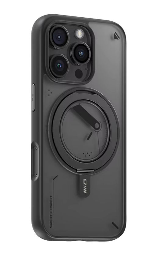 Thumbnail: Blueo Frosted Magnetic Case with 360 Rotatable Stand for iPhone 16 Pro Max
