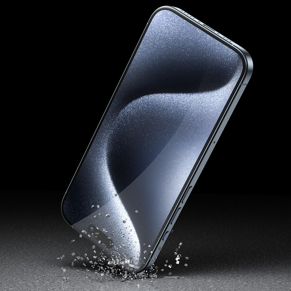 Thumbnail: Blueo 3D Airbag Series Tempered Glass without Applicator for iPhone 15 Pro