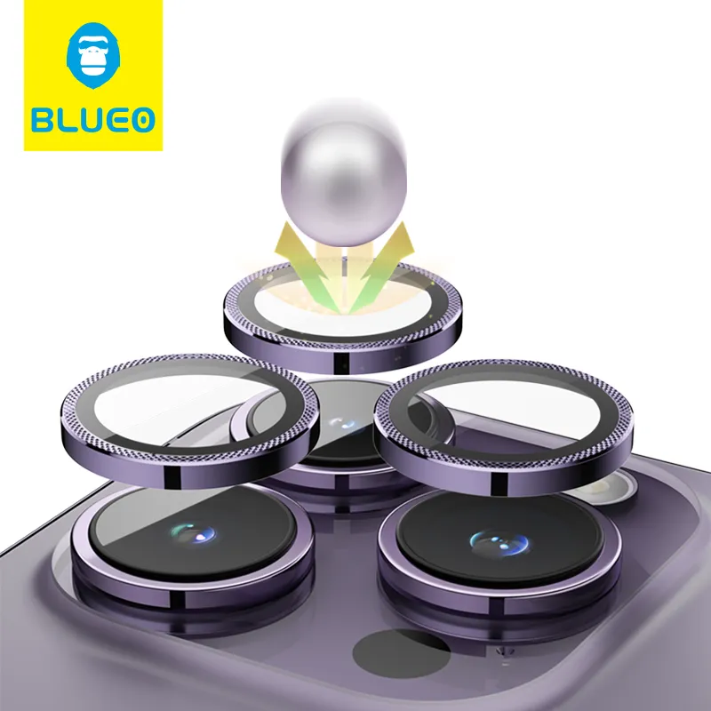 Blueo Camera Lens Protector Diamond Rhombus Patten for iPhone 14 Pro