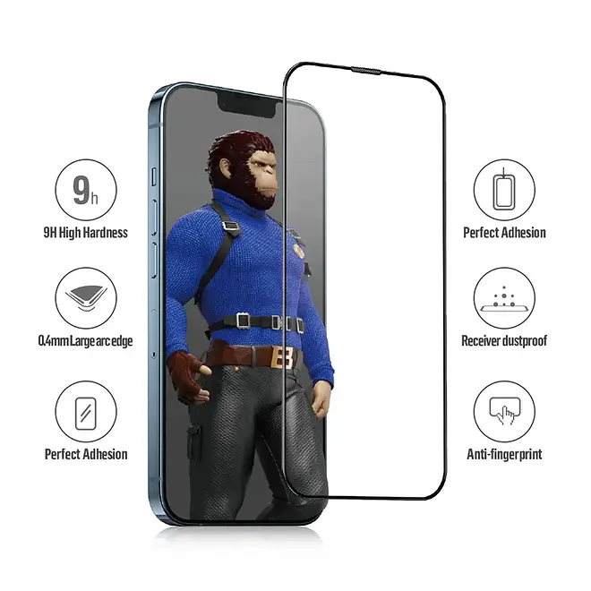 Blueo Corning Premium 2.5D HD Tempered Glass Without Applicator for iPhone 16