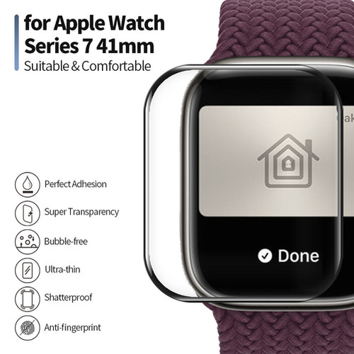 Blueo 3D Curved High Molecule material Screen Protector for Apple Watch