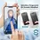 Thumbnail: Blueo Corning Premium 2.5 D Tempered Glass Without Applicator for iPhone 16 Plus