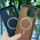 Thumbnail: Blueo PU Leather Phone Case with Magnetic for iPhone 15 Pro Max Punk Orange