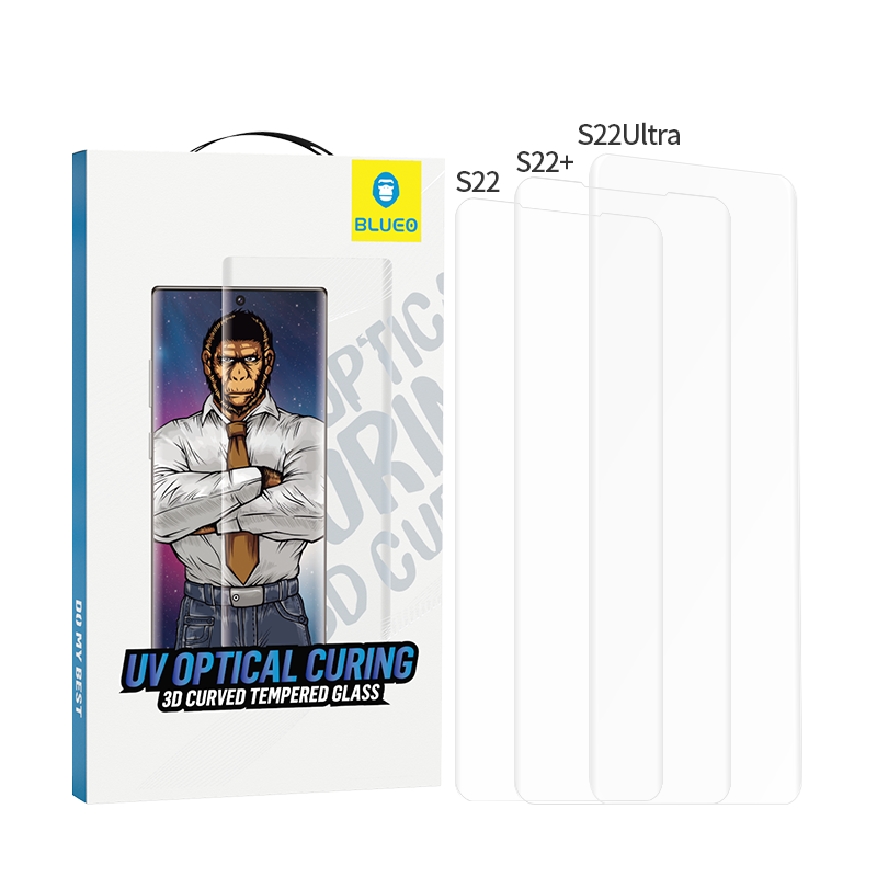 Thumbnail: Blueo Full Glue UV Tempered Glass for Galaxy S20 Plus