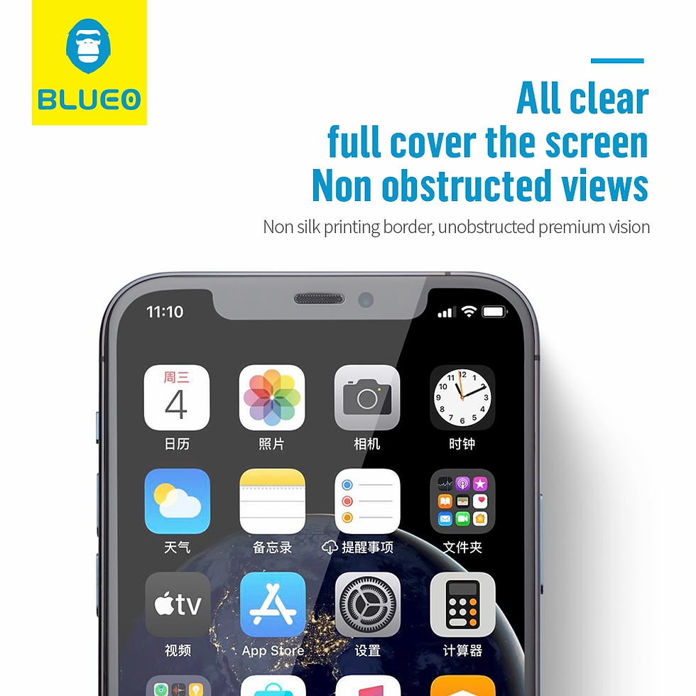 Thumbnail: Blueo Dust Proof HD 2.5 D Tempered Glass for iPhone 16 Pro Max