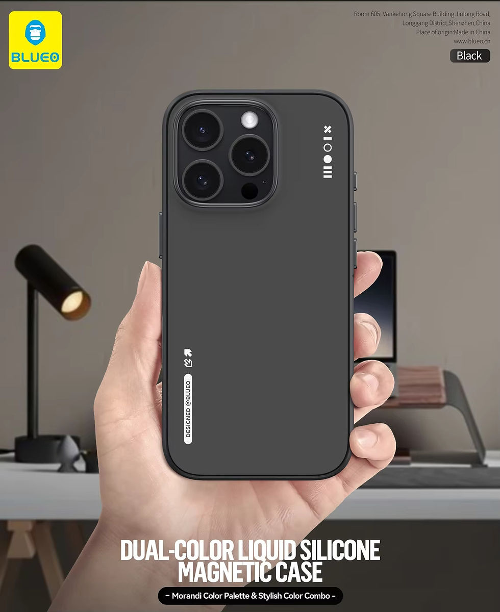 Thumbnail: Blueo Dual-Color Liquid Silicone Magnetic Case for iPhone 16 Pro Max