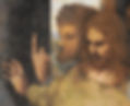 Leonardo da Vinci, The Last Supper, detail, 1495-97/98, Santa Maria delle Grazie, Milan, Italy, Pixabay, open access.