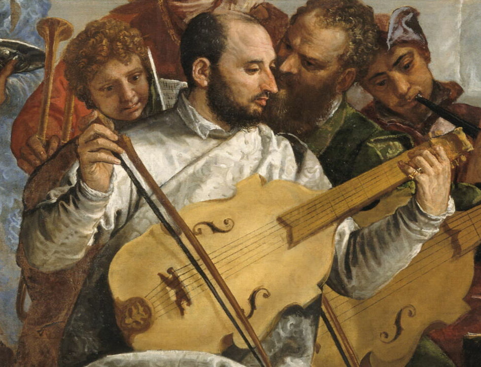 Veronese, Wedding Feast at Cana, self-portrait, 1562-3, Musée du Louvre, Paris, open access.