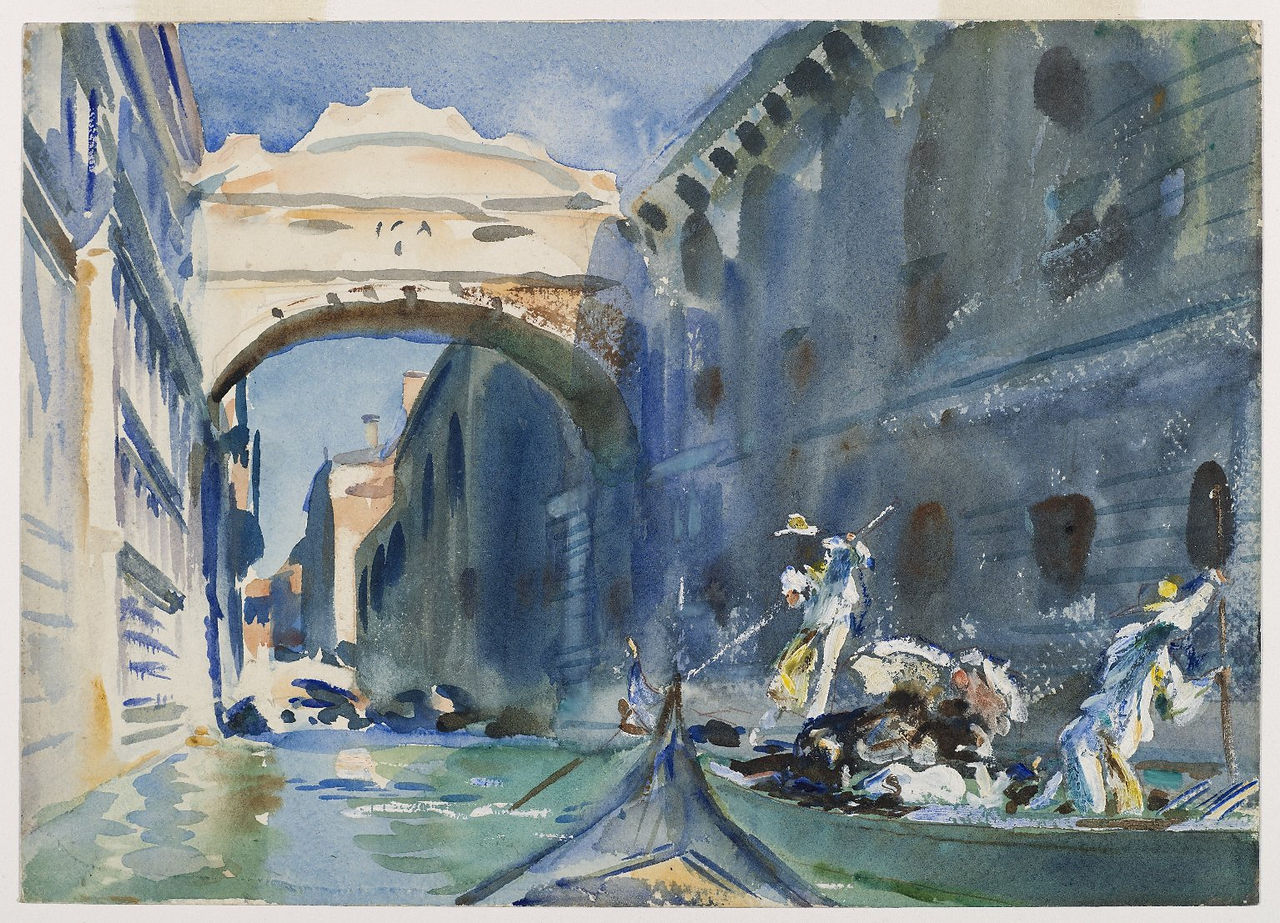 John Singer Sargent, The Bridge of Sighs