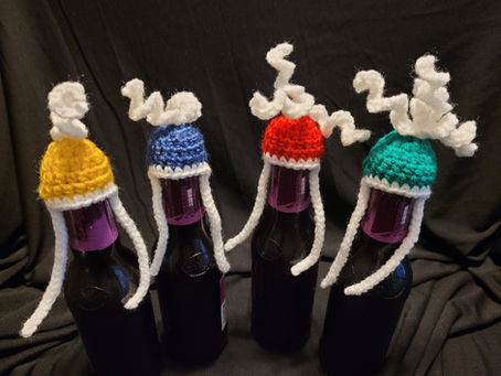 Chicken hats and Christmas stockings