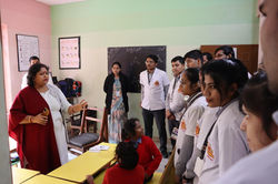 TEARS(NGO) visits by students