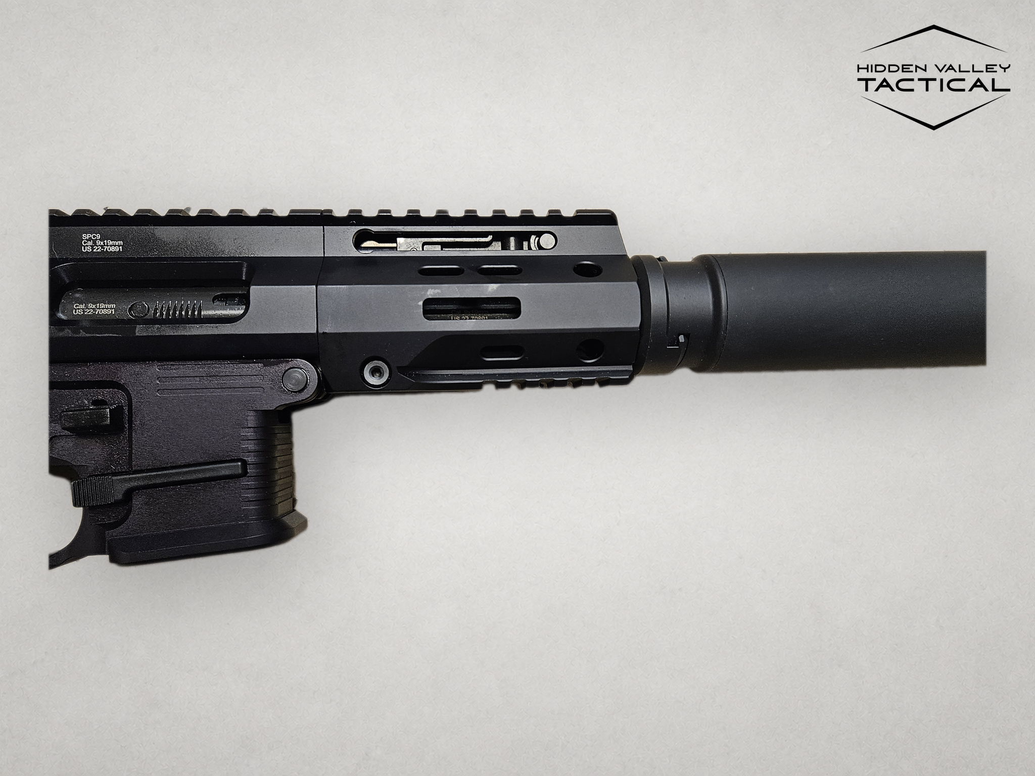 B&T SPC9 PDW  9mm 6.5" RBS SQD Suppressor-img-8