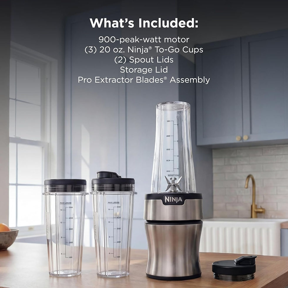 Thumbnail: Ninja Nutri-Plus Personal Blender | Compact Push to Blend