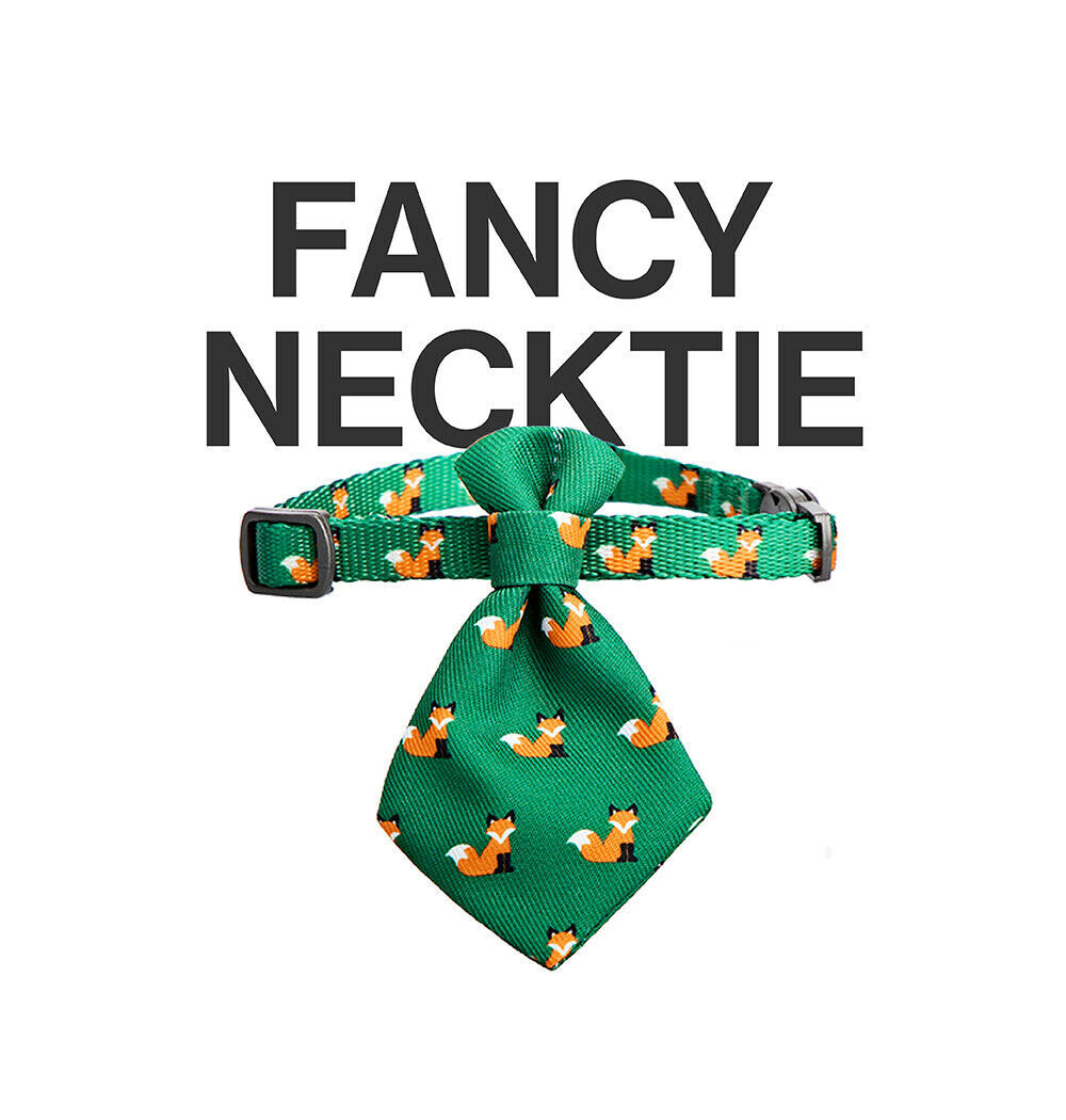 Pidan Pet Necktie Green Fox