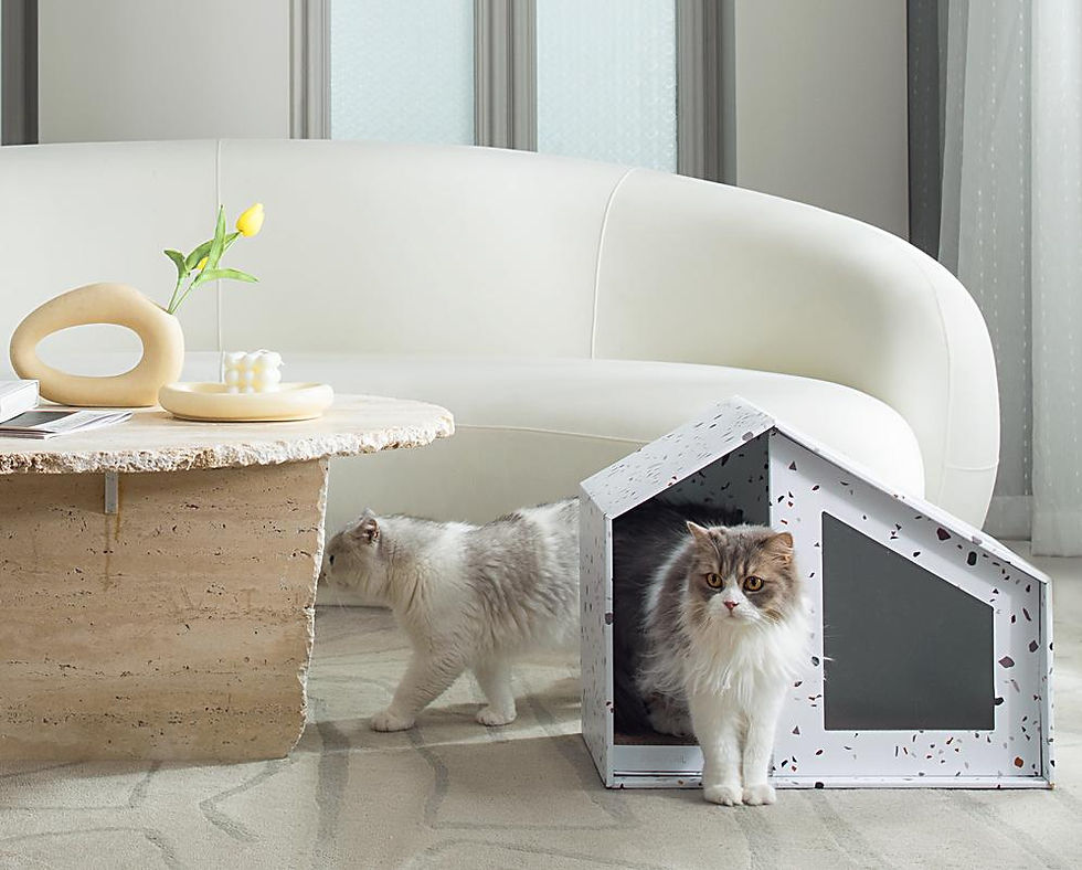 Thumbnail: Furrytail Glow House Cat Scratcher MAX