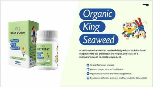 Thumbnail: OKEY DOGGY ORGANIC KING SEAWEED FOR CATS & DOGS 200G