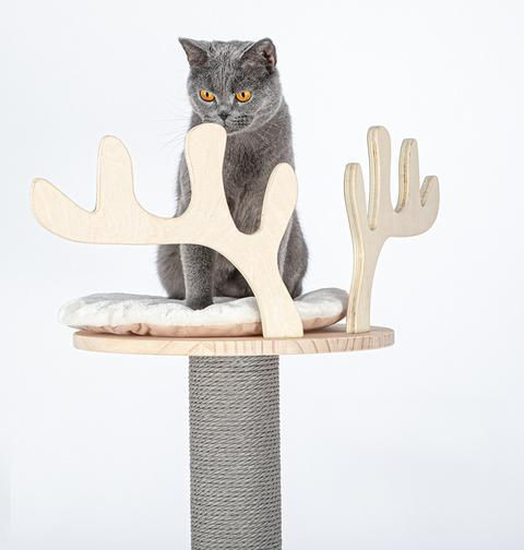 Thumbnail: HONEYPOT CAT® SOLID WOOD CAT TREE 148CM #200215