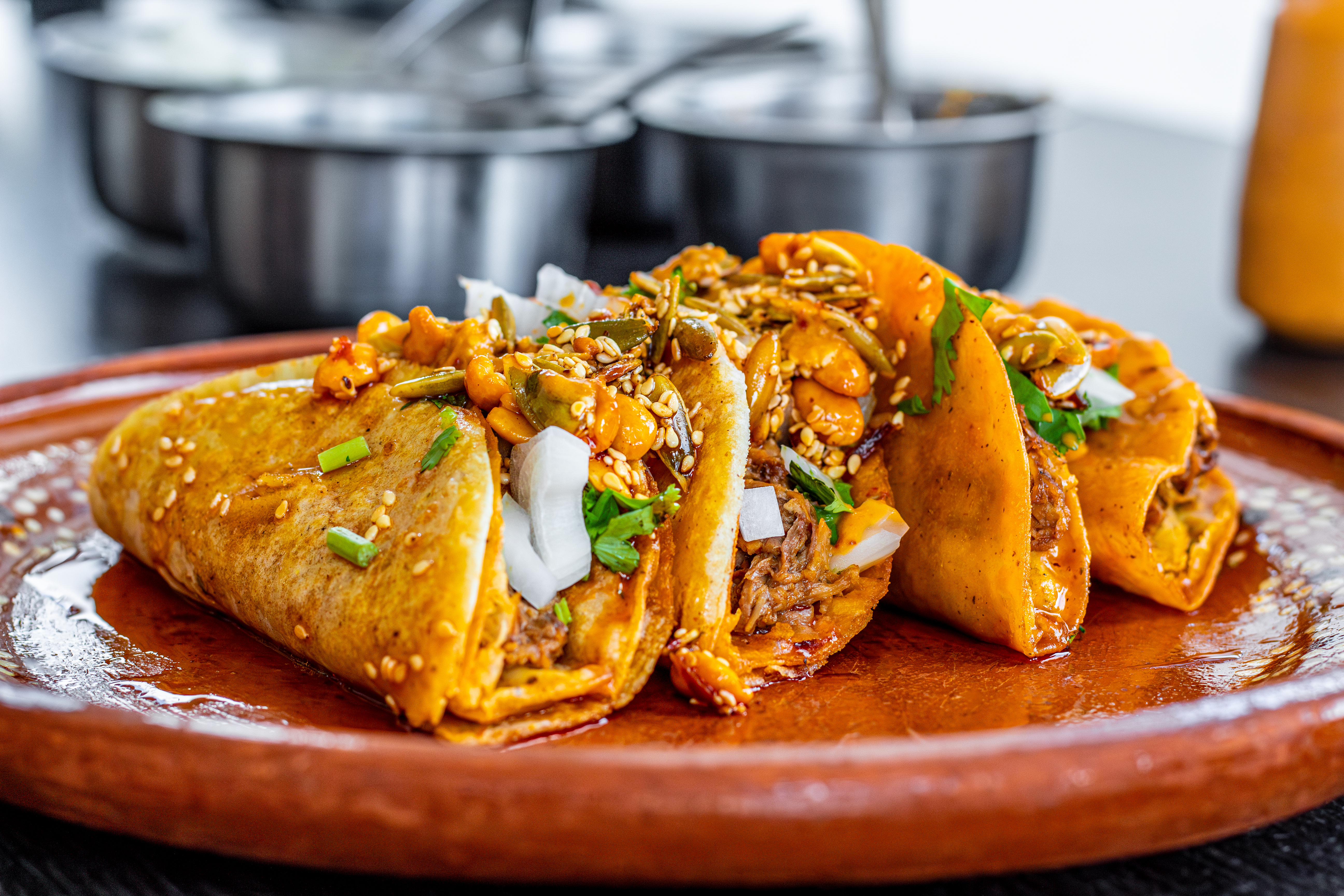 Arranged Food and Objects