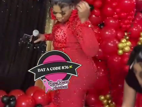 aunty Donna in jamaica 🇯🇲 shades of grey party controversy 😳😳😳