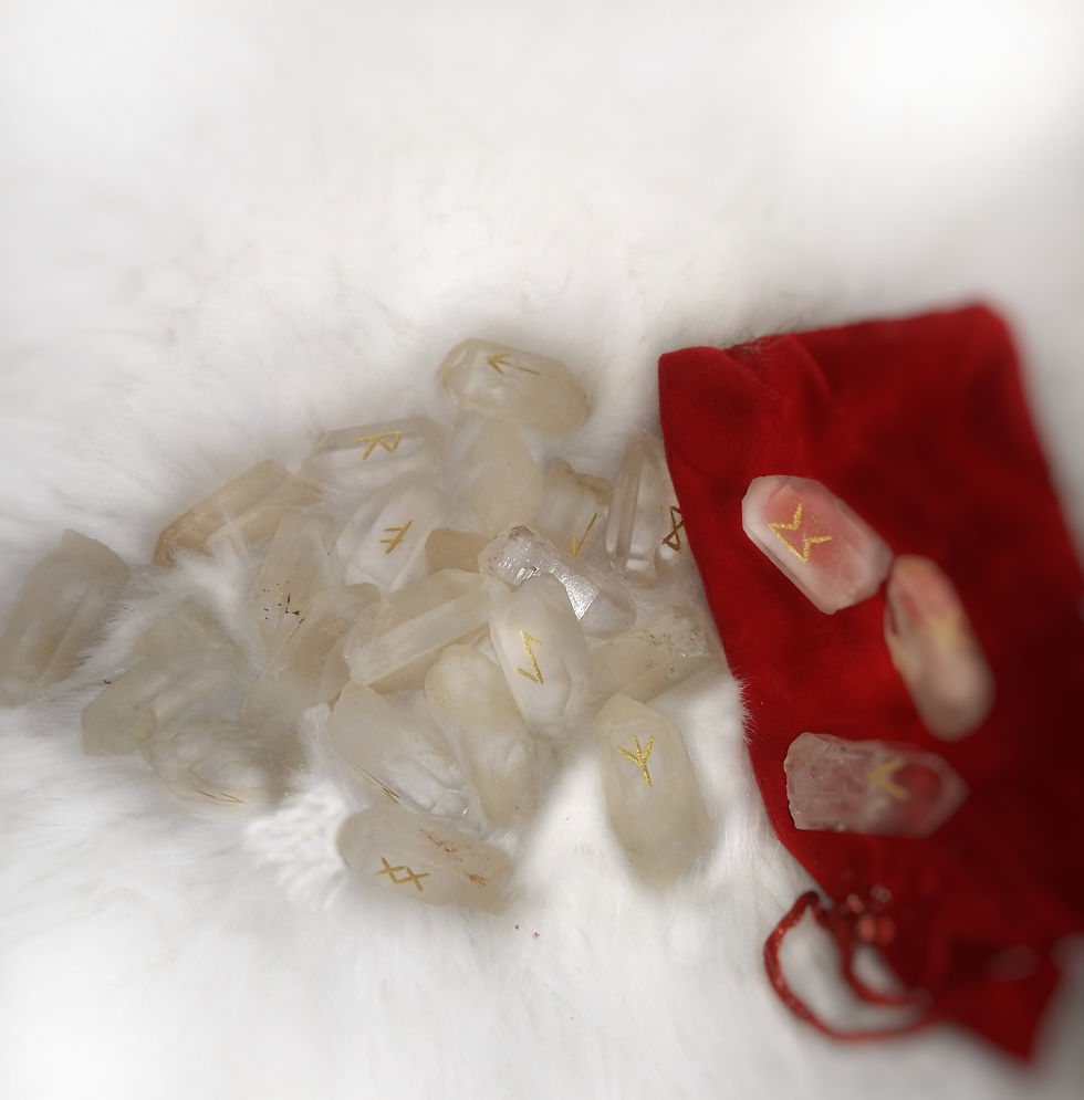 Miniature : Runes pointe de Cristal de Roche