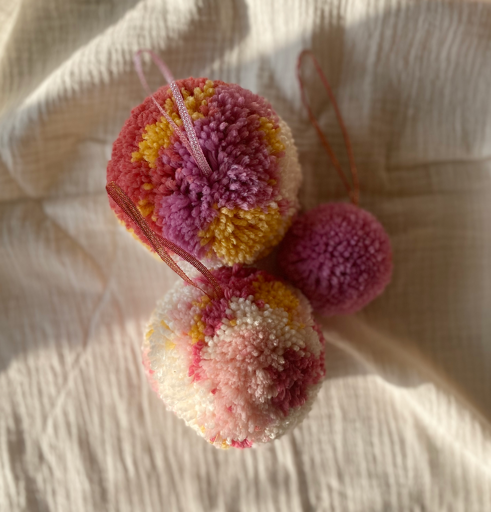 Thumbnail: Pompom Ornaments