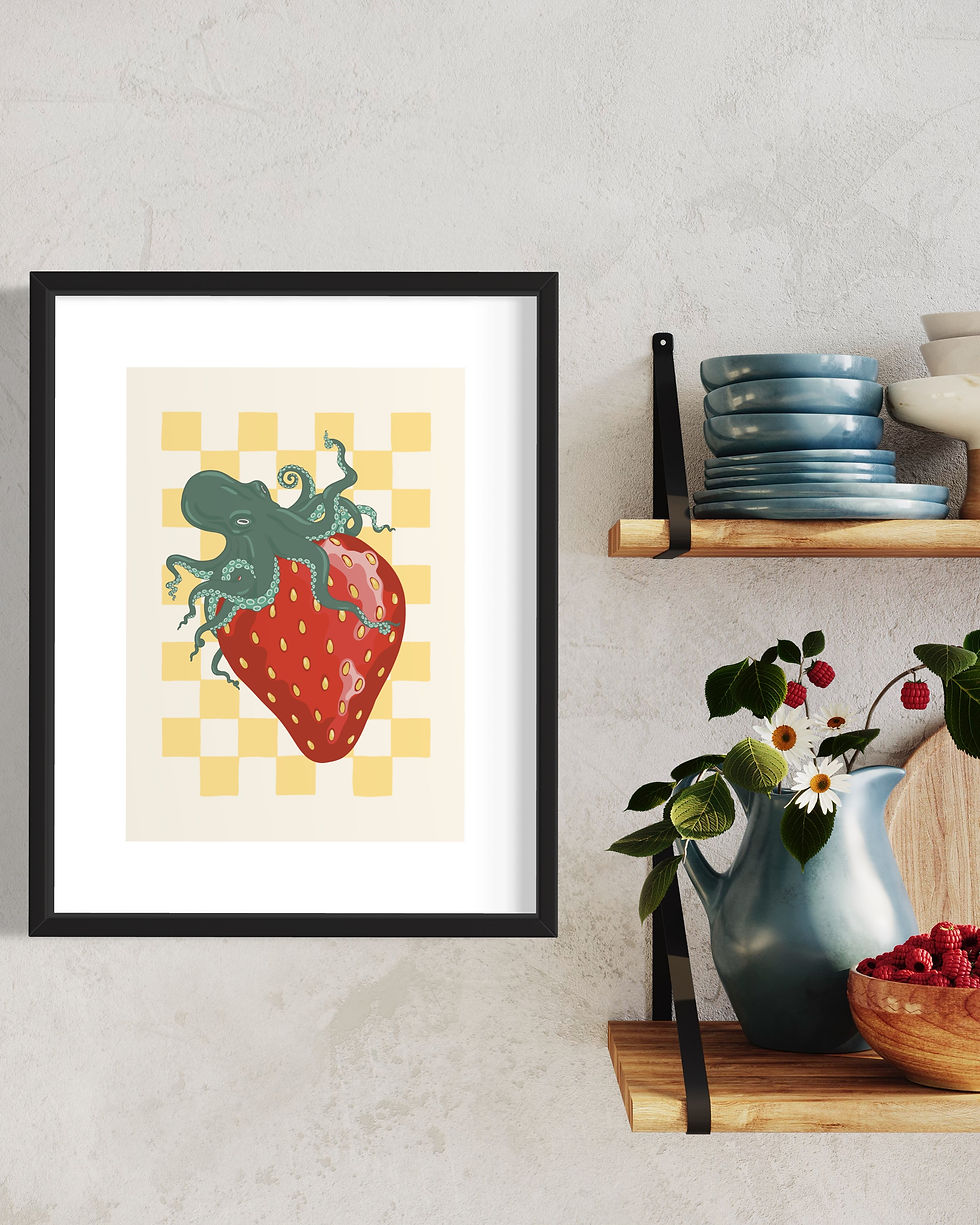 Thumbnail: Octoberry Art Print