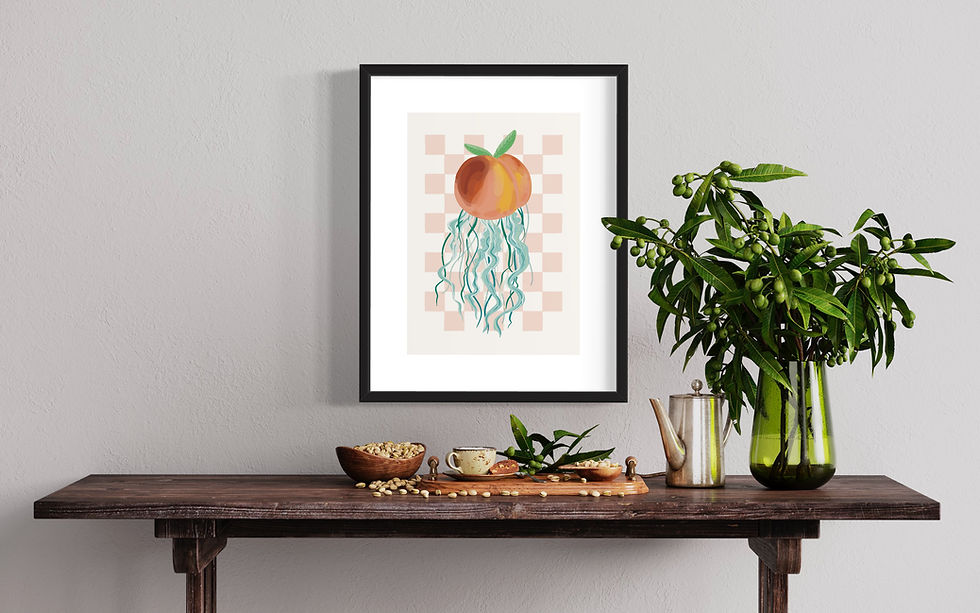 Thumbnail: Jellypeach Art Print