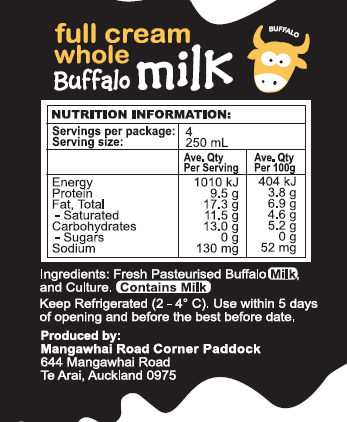 Thumbnail: Buffalo Whole Milk | 1 Litre
