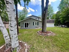 4350 Earl Street, Alger MI
4 BR, 1 Bath, 2 Car Garage
Spacious 4-5 bedroom home with lake access to All Sports Secord Lake. Ceramic tile throughout the kitchen/dining area along with the bathroom and laundry rooms. Carpet throughout the rest of the home. Main floor bedroom and the bathroom is on the main floor. Two bedrooms with closets upstairs, one without a closet and an open room that is used as a bedroom currently. Open floor plan for the kitchen/dining area with lots of cupboards and storage closets
$199,000