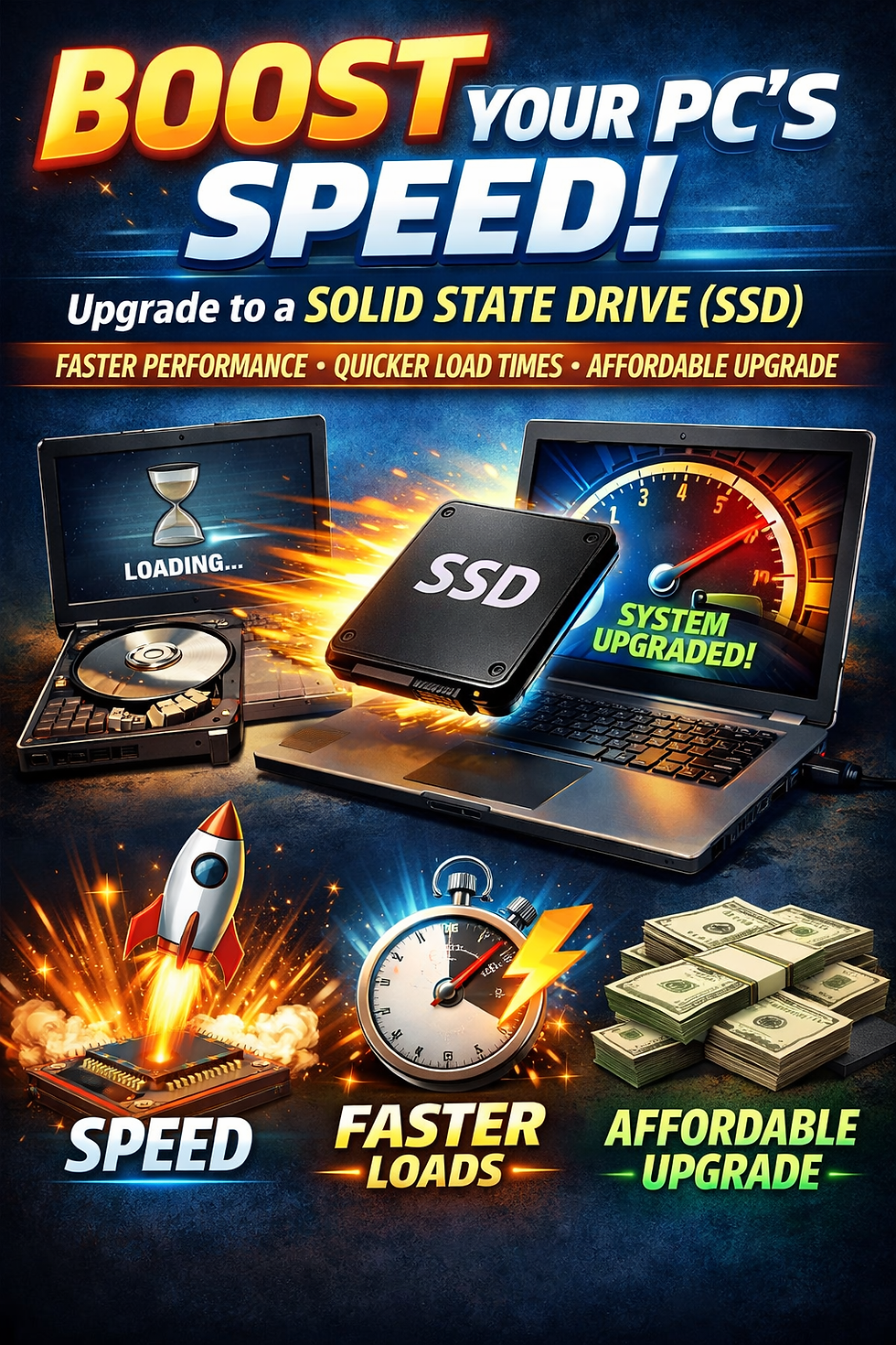 Upgrade Your Laptop & Desktop Solid State Drive Today