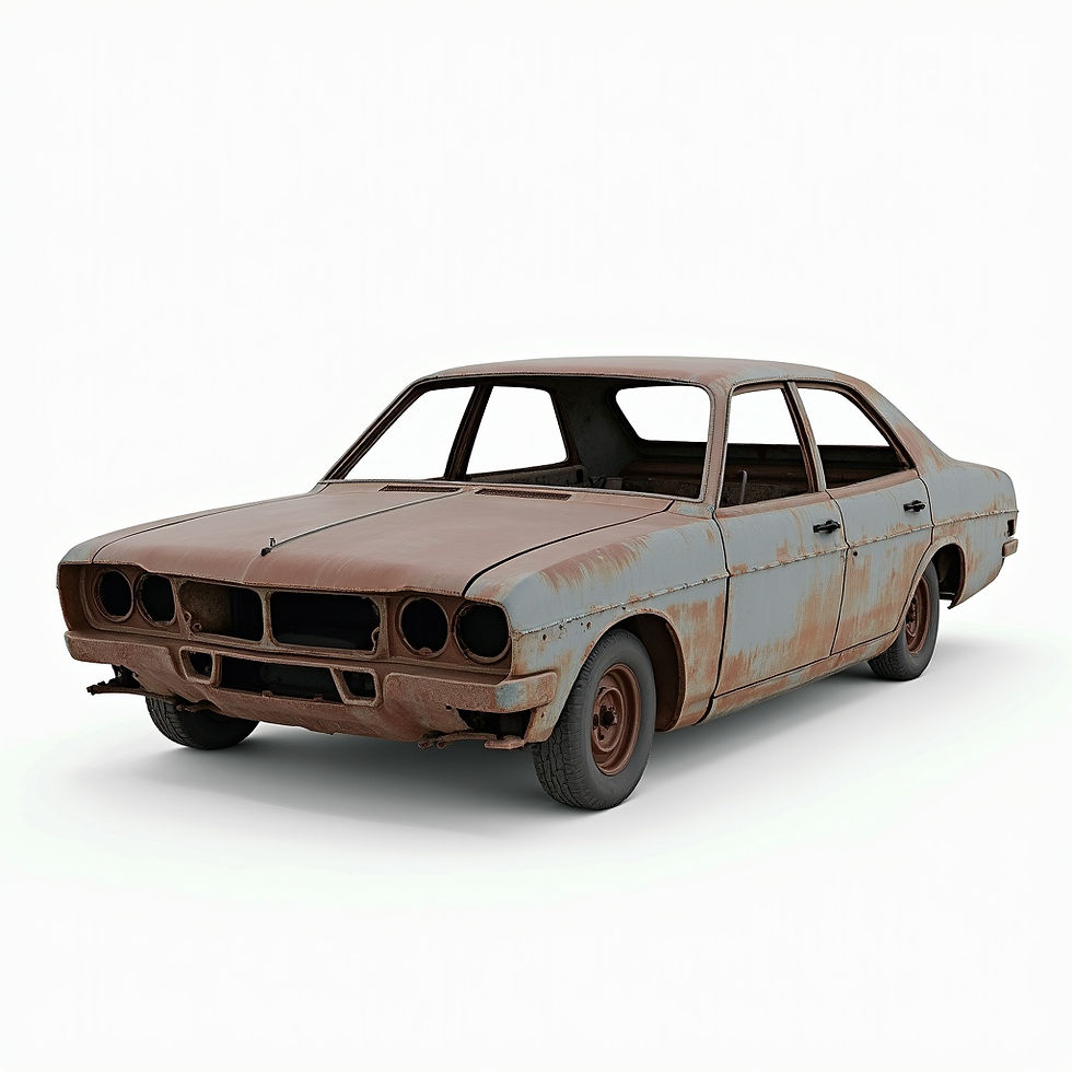 Scrap Sedan Body